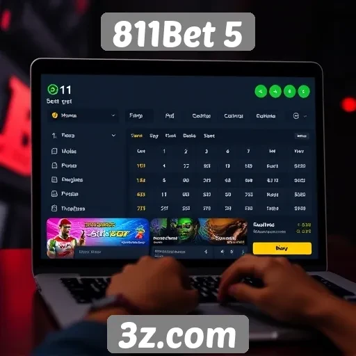 Experiência do usuário na interface da 811Bet 5